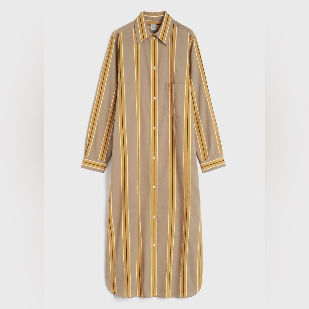 TOTEME
Jacquard striped cotton-blend shirt dress XS - Picture 4 of 10